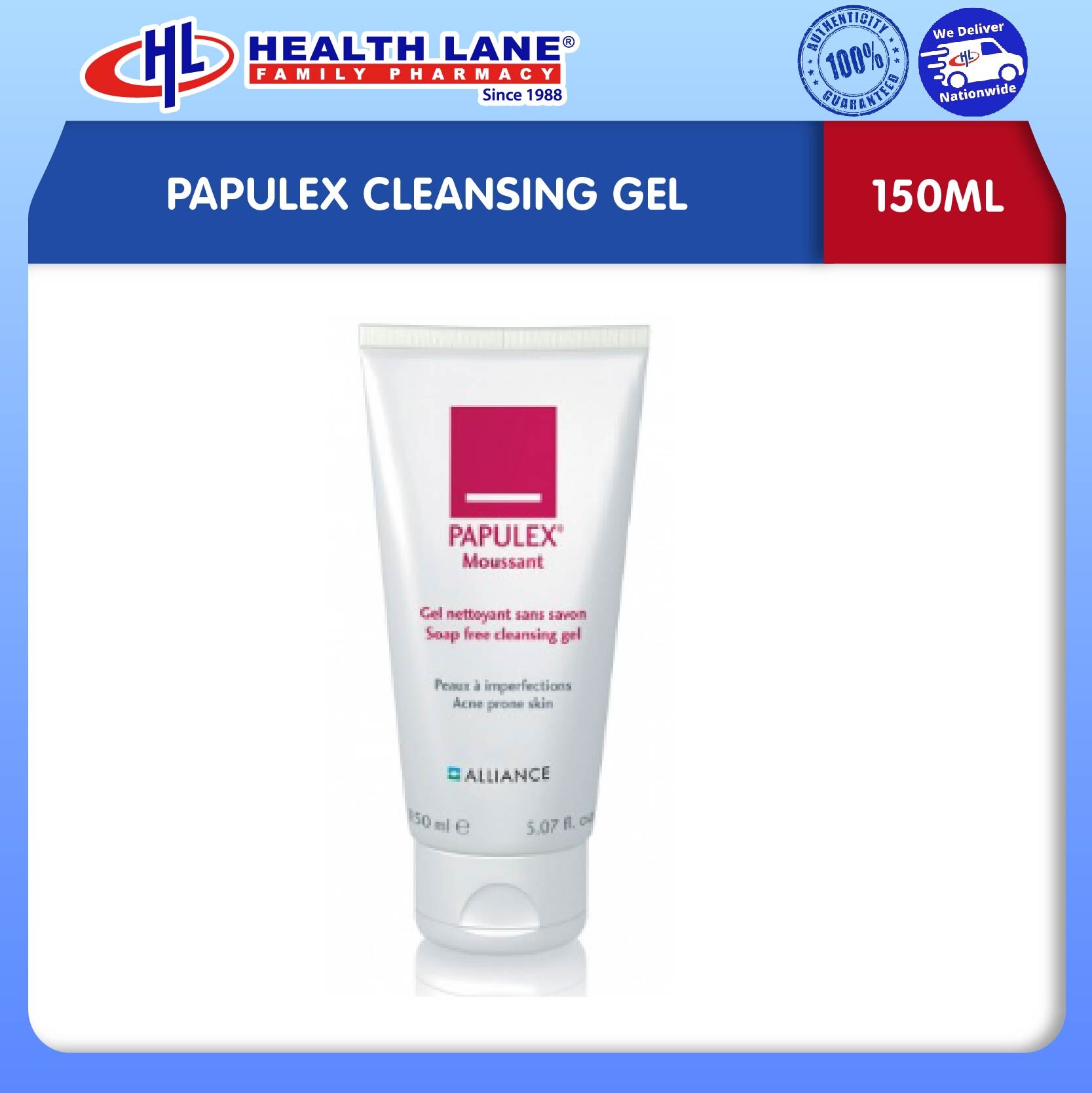 PAPULEX CLEANSING GEL (150ML)